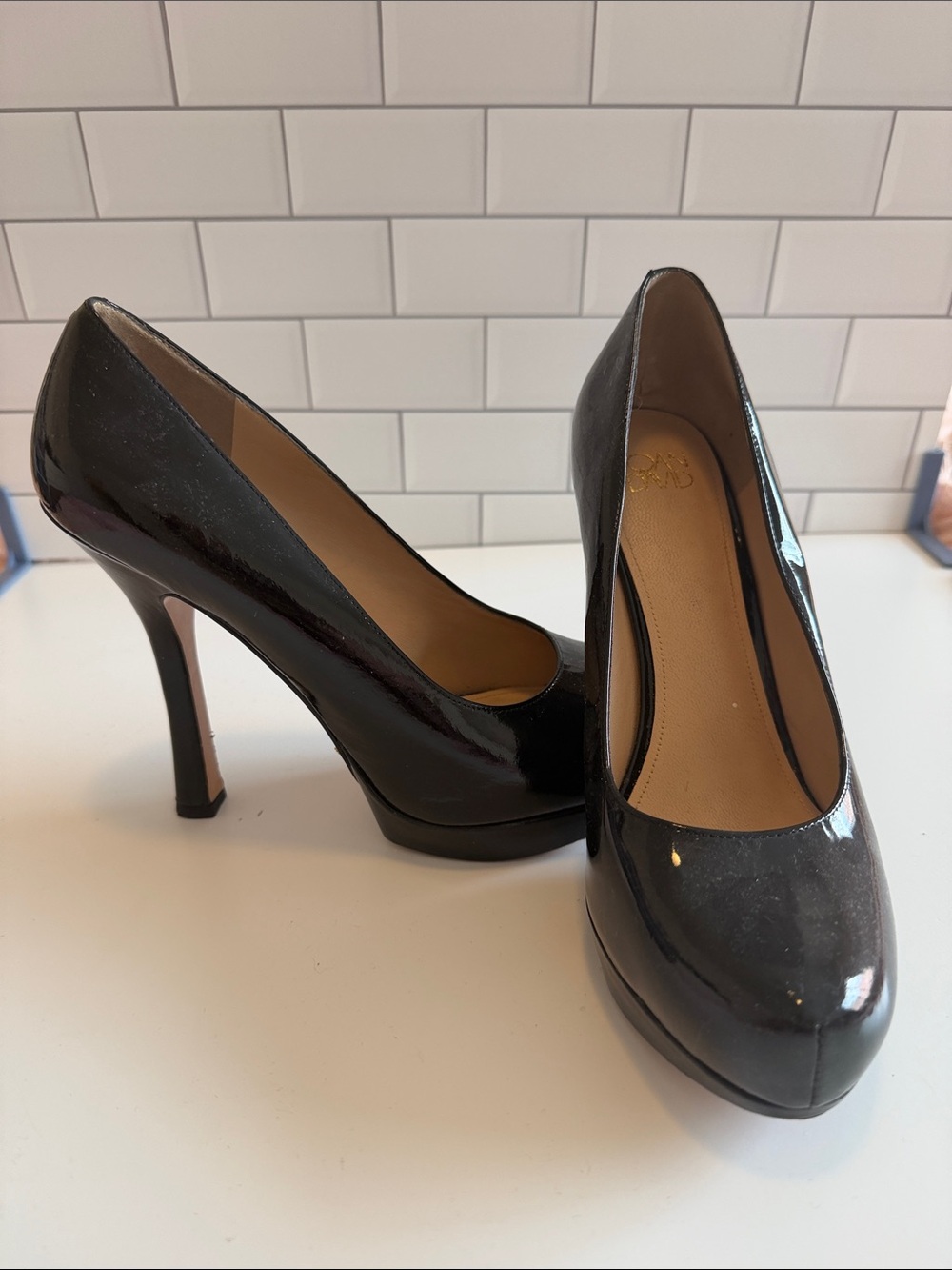 Classic Black Patent High Heel Pumps - Women